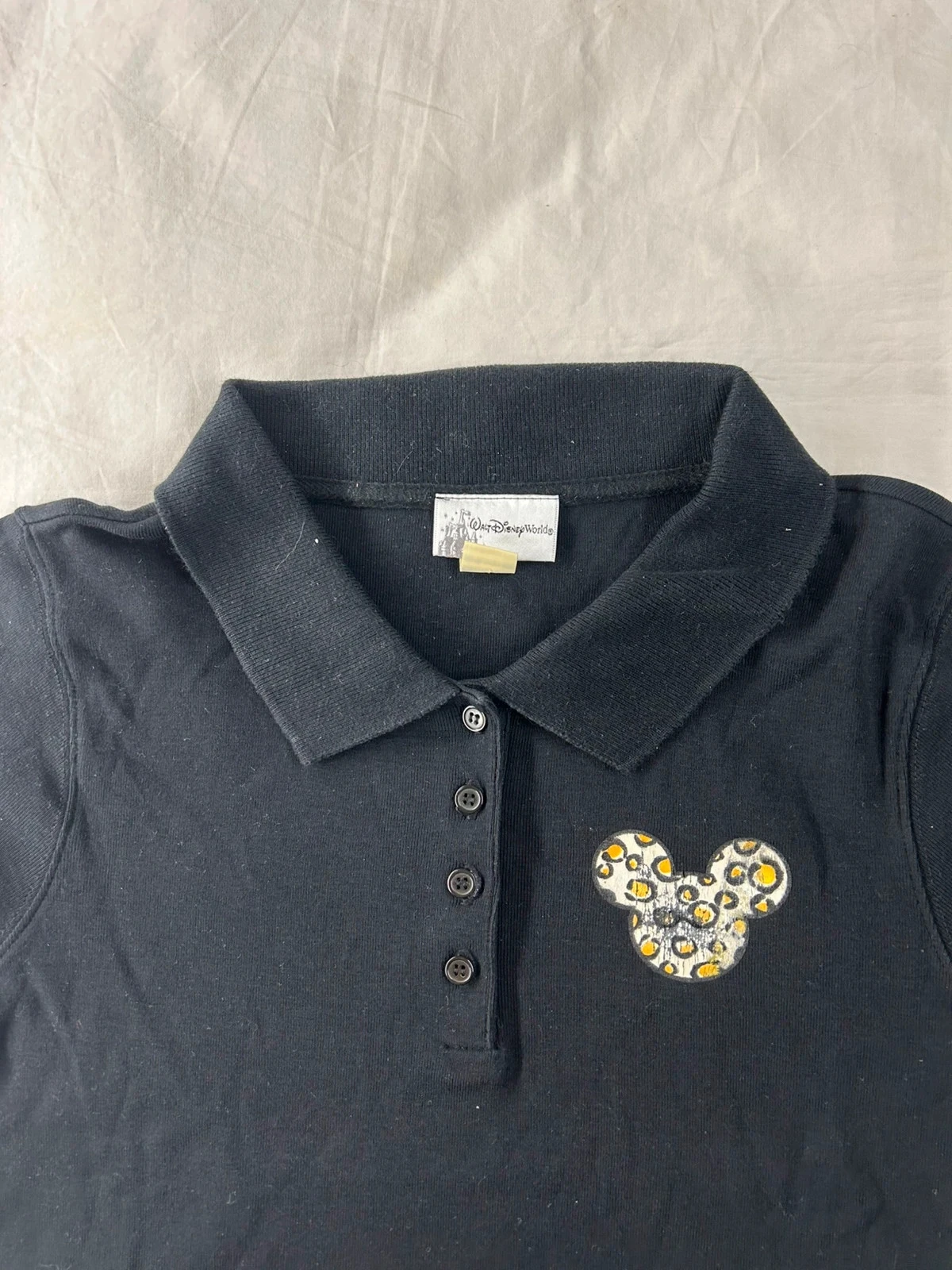 Camiseta polo negra Walt Disney world talla L – photo 2
